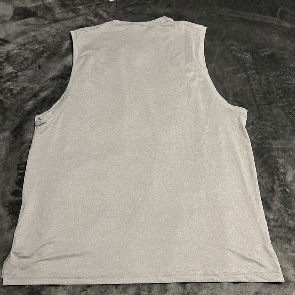 LARGE Nike Dri-Fit Gray Sleeveless Top Style CZ1184-073 - Picture 7 of 7